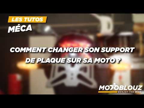 MOTORCYCLE TUTORIAL: How to change your license plate bracket and turn signals on your motorcycle?