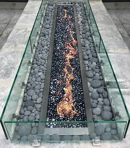 Linear Outdoor Firepit