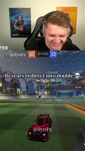 Incredible Double Redirect in Rocket League Highlights