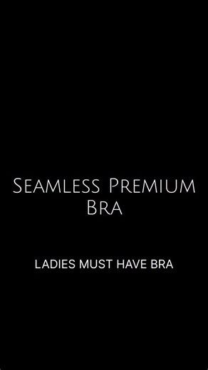 INNER BOUTIQUE • Inner-Wears & Lounge-Wears on Instagram: "Premium Seamless Bra 🤍 Designed for women who choose comfort without compromise. Our Premium Bras are crafted with premium seamless fabric that gives you full coverage, perfect support, and a smooth finish under any outfit. ✔️ No pain ✔️ No irritation ✔️ No bulges or bumps showing outside ✔️ Excellent side & back coverage ✔️ Super-soft feel for all-day comfort Because a premium woman deserves a luxury bra that makes her feel confident,