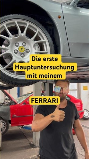 My First Ferrari Inspection #ferrari #cars #automobile #ferrari360 #mechanic #vlog