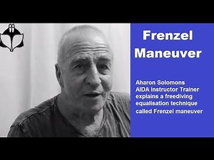 Aharon Solomons explains freediving equalization - Frenzel maneuver