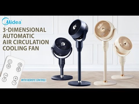MIDEA Automatic 3-Dimensional Air Circulation Fan | LOVE SHOPPING.PH