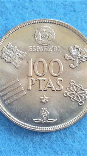 Interesting facts about the 100 peseta coin from the 1982 World Cup in Spain #InterestingFacts #c...