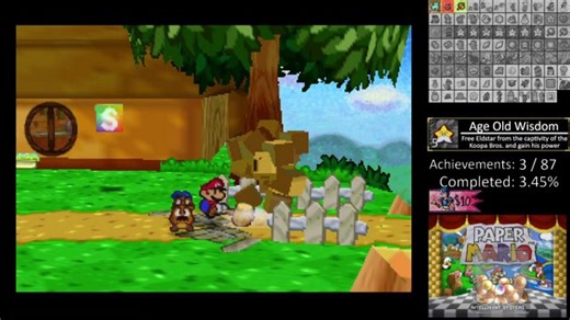 Paper Mario 64 - RA !retro !wheel (No Backseating)