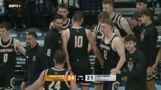 Connor ties his career high in 3PM with his 4TH triple of the first half🔥 #SawWood // #RoarBengalsRoar | Idaho State Men's Basketball