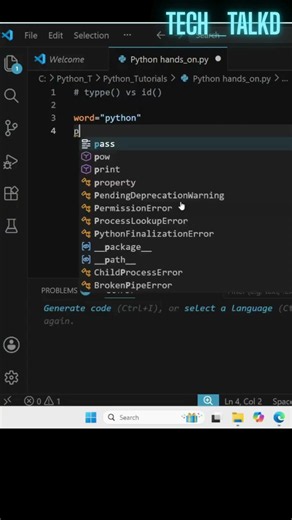 Python Hands-On #20 | type() vs id() in Python | Built-in Functions Explained 🐍