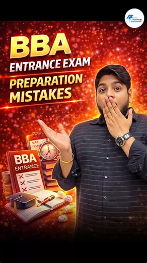 BBA 2026 Entrance Exam Preparation | Don’t Make These Mistakes #bba #shorts