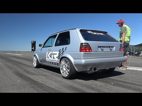 850HP VOLKSWAGEN GOLF 2 4Motion VR5 Turbo! 0-290KM/H ACCELERATIONS!