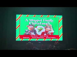 A Muppet Family Christmas (1987) DVD Menu Walkthrough
