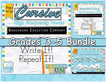 *HFW Sight Words Handwriting Practice & Games 3rd 4th 5th BUNDLE for Full Year