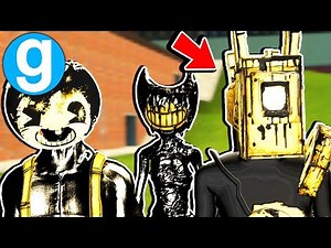 Brand New Bendy and The Ink Machine Projectionist Playermodel - Gmod BATIM Sandbox Funny Moments