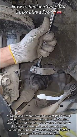 How to REPLACE Sway Bar Links Like a Pro 🛠️🚘 #shorts #mechanic #autocare