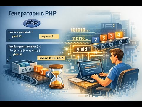 Генераторы в PHP: Как работает yield и экономия памяти