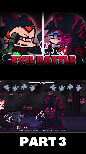 FRIDAY NIGHT FUNKIN' Mod Reimagined Fighting Back (PART 3) ( Instinctive DAY 1) #shorts