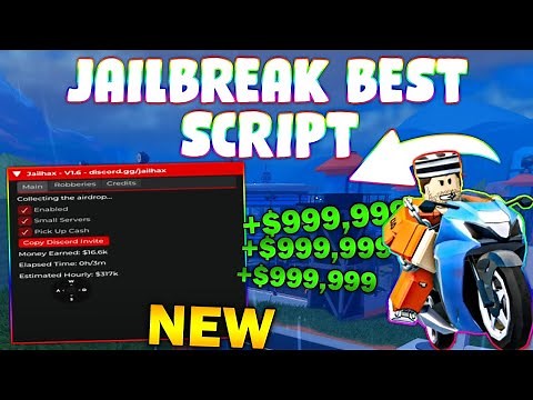 *NEW* JailBreak Script (PASTEBIN 2025) ( AUTOROB , INFINITE MONEY , AUTOFARM )