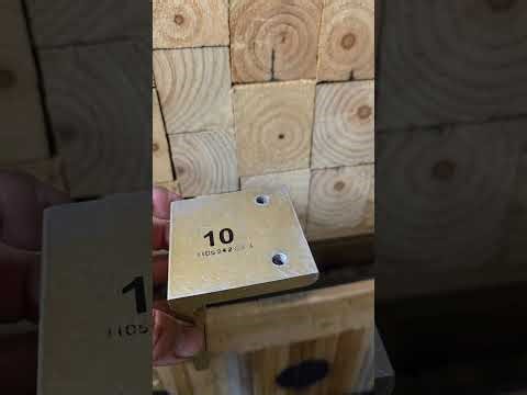 My new knife throwing end grain target. 2025.12.20.