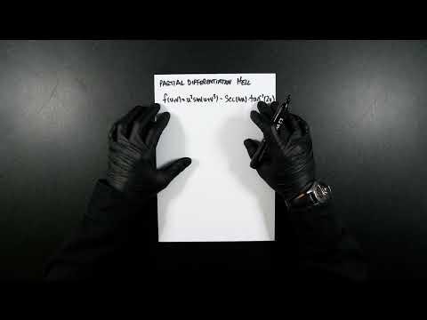 The WORST Partial Differentiation Question EVER df/dy df/dx d^2f/dydx
