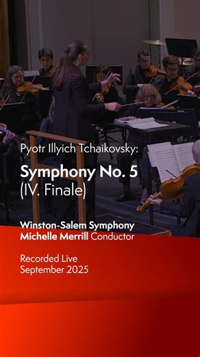 The majesty and triumph of Tchaikovsky! See the entire finale movement of Tchaikovsky's Symphony No. 5 at symp.ws/tchaik5 | Winston-Salem Symphony