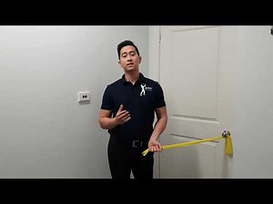 Banded shoulder internal & external rotation to improve rotator cuff strength