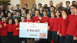 Biltek Koleji öğrencileri kardeşlerini unutmadı