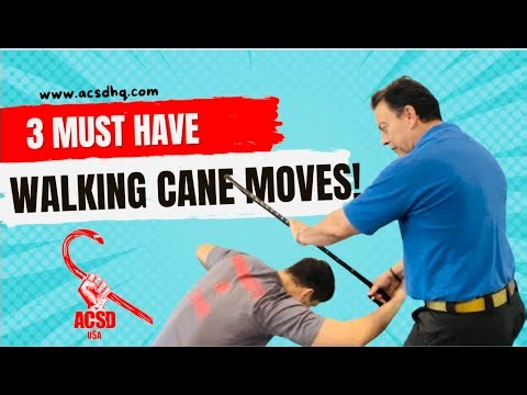 Cane Self Defense: 3 Must Have Walking Cane Self Defense Moves!