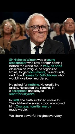 The Man Who Saved 669 Children in Secret