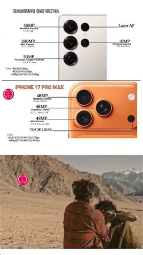 Samsung S25 Ultra Vs iPhone 17 Pro Max Camera Detailed 🔥 Comparison
