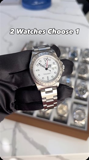 The Watch Trader | Madison, CT on Instagram: "Explorer II vs Submariner No-Date - #luxurywatches #luxury #watchaddict #watchlover #watchfam #watchcollection #watchcollector #watchesofinstagram"