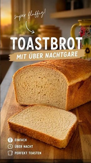 Homemade Toast Bread with Overnight Proofing