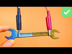 Give Rusted Tools ELECTRIC SHOCK and get Amazing Results !!