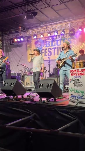 13K views · 307 reactions | What a great night as Devon Allman’s Blues Summit featuring The Devon Allman Project, Larry McCray, Jimmy Hall, and Sierra Green closed out the second day of the 2025 Crescent City Blues & BBQ Festival! crescentcitybluesfest.com | New Orleans Jazz & Heritage Foundation | Facebook