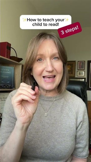 3 Steps to Teach Your Child to Read
