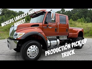 World’s largest and rarest production pick up international CXT pre-emissions monster 4X4 vehicle