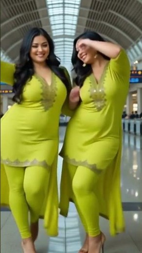 Two Pretty Air Hostesses Dubai Princess in Airport #shorts #viralshort #dubaiprincessmahra #uae