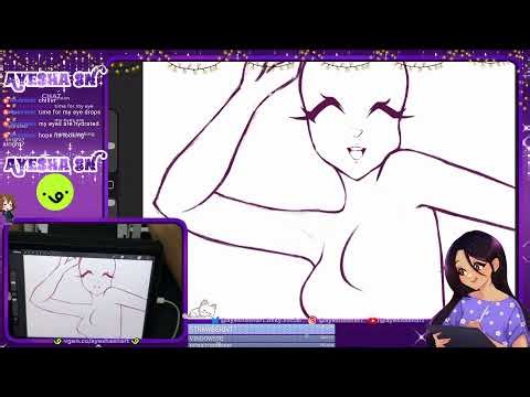 Zibai | Genshin Fanart | No Mic Cozy Stream | Procreate | VTuberEN