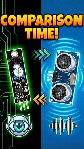 HC-SR04 vs TCRT5000 | Distance Sensor vs Line Tracking Sensor