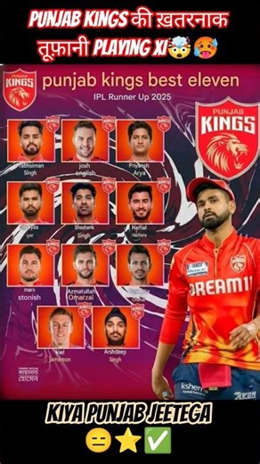 Punjab Kings की ख़तरनाक तूफ़ानी Playing XI . RCB dj song. RCB anthem. #punjabkings #pbksplaying11