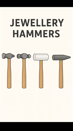 Let’s get to know jewellery making hammers #regaliabyreyney #jewellerytools