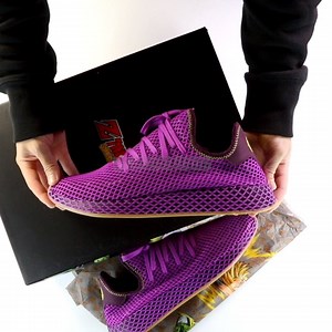 adidas and Dragon Ball Z are releasing another electric shoe. Can you guess the character? Release Info: http://bit.ly/2yYVJnS Full Unboxing: http://bit.ly/2PWma51 | sneakernews.com