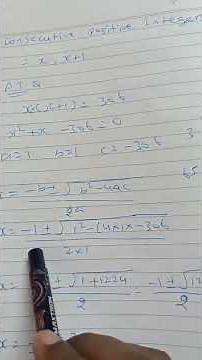 The product of two consecutive positive integers is 306. we need to find the integers
