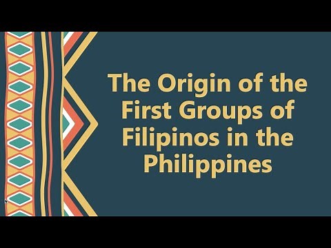 History 1.5: The Origin of the First Groups of Filipinos in the Philippines