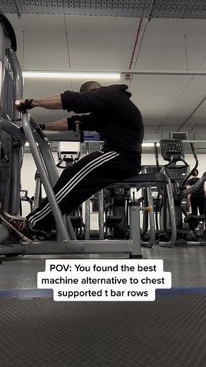 If you train in a commercial gym (or puregym/the gym) this Matrix machine is actually elite and the best alternative you can find to a chest supported tbar row #chestsupportedrows #chestsupportedtbarrow #tbarrowmachine #puregym #thegym #ukfitness #backdaytips #bodybuildingtraining