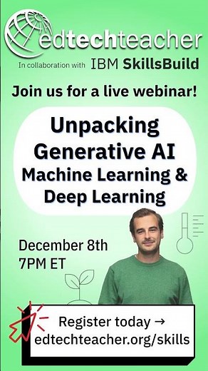 IBM Webinar 7: Unpacking Generative AI | Machine Learning Deep Learning Promo Video