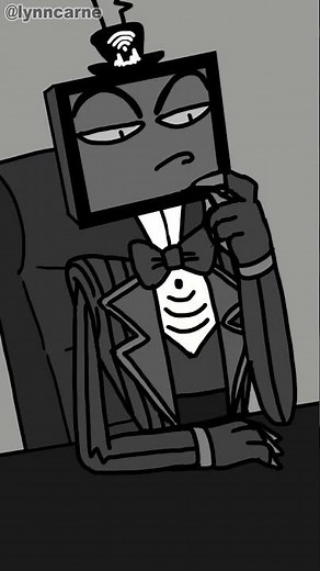 Interview Smile #radiostatic #hazbinhotelvox #hazbinhotelalastor #animatic #funnyshorts