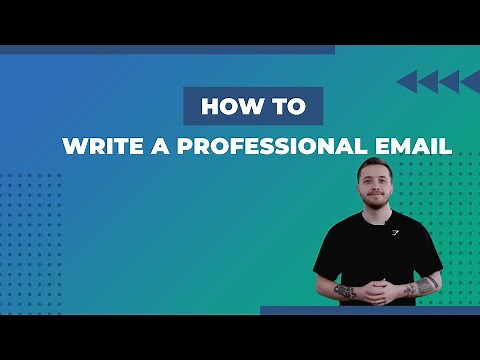 How to Write a Professional Email
