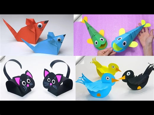 11个DIY纸艺手工 | 纸玩具 - 123 Easy Paper Crafts DIY
