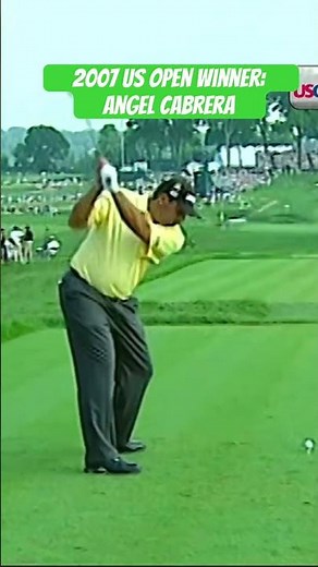2007 US Open Winner Angel Cabrera #angelcabrera #usopengolf #usga