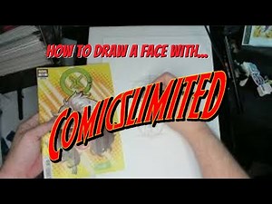How To SKETCH A Comic Book Face From A Reference.