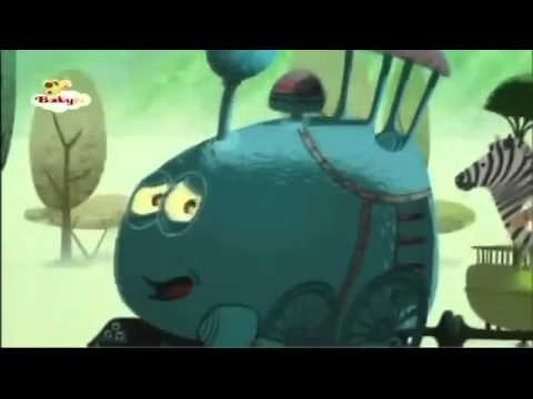 babytv El Trenecito Tricky Tracks con La Jirafa y las 4 Ranas babyTV nursery rhyme